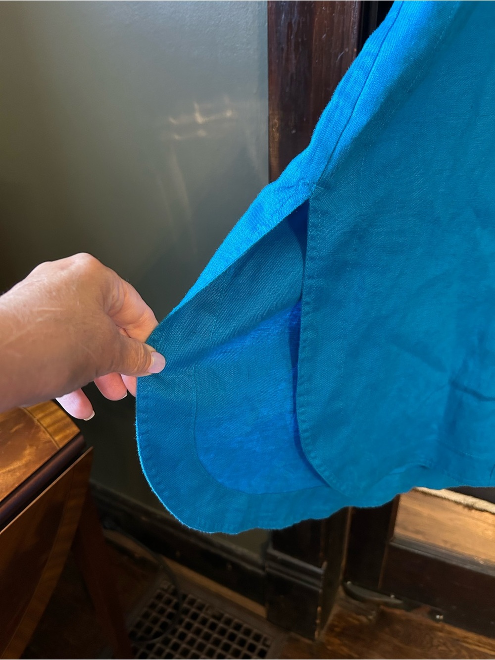Ralph Lauren Bright Teal Button-Down Dress NWT - Picture 3 of 5